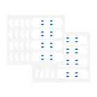 40pcs Face Lifting Patch Reusable Firming Skin Face Thin Tape Make Up Lift