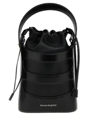 [Mcqueen] Mcqueen-The Rise Mini Borse A Mano Nero-Donna OS Black
