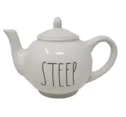Rae Dunn Teapot Artisan Collection By Magenta "Steep" LL New