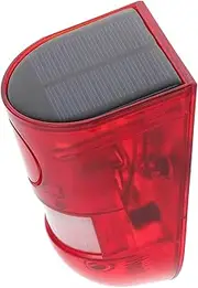 Alipis 1pc Motion Sensor Solar Alarm Light LED Flashing Warning Strobe Durable Theft Security Light for Farms Low Energy Consumption High Brightness
