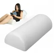 Comfort Bolster Pillow for Legs Back and Head Memory Foam Cotton Cover Lumbar