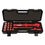 Wiha Tools 30192 Insulated Drive Ratcheting Torque Wrench Metric Socket Set