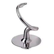Wwxx Stainless Steel Spiral Dough Hook for Stand Mixer, Fits 4.5-5 QT Mixing Bowl for Tilt-Head Stand Mixers xh silver