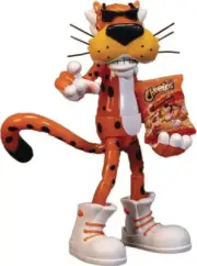 Jada Toys - Cheetos - Chester Cheetah Flamin' Hot Glow in the Dark Figure [New T