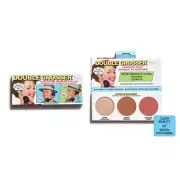 theBalm Double Crosser® Face Palette Highlighter, Neutral Bronzer, Blush