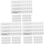 SUPVOX 3sets Breathable Glitter Adhesive Bandages Boys and Girls for First Aid Protection 100pcs*3