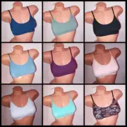 Victoria Secret Bralette Bra Seamless Lace Back Unlined No Padding Stretch New