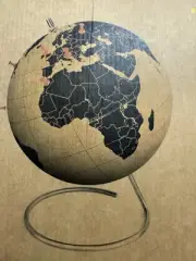 Suck UK 25cm Cork Globe Push Pin Educational World MAP Adventure Memory Display
