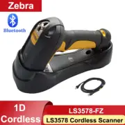 Symbol Motorola LS3578-FZ Wireless Handheld Barcode Scanner W/ USB Cable &Cradle