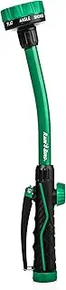 Rain Bird TRNZL8PWAND16 16" Wand Hose End Nozzle, Front Trigger, Carbon Fiber Texture, 8-Pattern