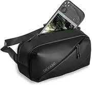 Travel Carrying Case for Steam Deck, Multifunctional Diagonal Cross Bag with Large Storage for Switch/Steam Deck OLED.