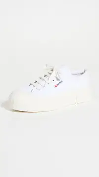 在飛比找Shopbop優惠-[Superga] 2631 条纹厚底运动鞋