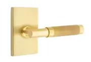 Emtek Select Dummy, Rectangular Rosette, T-Bar Stem, Knurled Handle US4