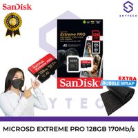 帶有適配器的 Sandisk 128GB EXTREME PRO 170MB / S MICRO SD 卡