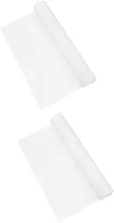 Alipis Sets Refrigerator Mat Turntable Liner Non Slip Kitchen Liner for Cabinets Sturdy PVC Cut to Fit Protects Against Scratches Pcs