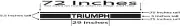 Custom Triumph Lower Rocker Stripe For Spitfire, Triumph, GT6, Herald, Sprite
