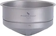 Boundless Voyage Titanium Coffee Mesh Filter Pour Over Paperless Coffee Filter Lightweight Portable Outdoor Camping Reusable Coffee Dripper (Filter)