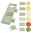 6 in 1 Mandoline Slicer Multi Functional Grater for Kitchen Multi Blade Food ...