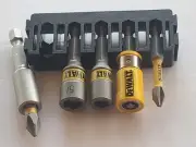 DeWALT 8-PC Bit Set w/Magnetic Booster, Nut Drivers ,Bit Shaft & 2" Bits