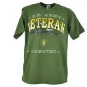 United States U.S. Army Veteran I Served Proud Military Adults Tshirt Tee