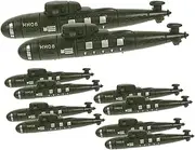 KOMBIUDA 12pcs Simulated Submarines Models Realistic Desktop for Playthings Creative Sand Table Landscaping Decor for Living Room Bedroom and Office