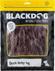 BLACKDOG DUCK JERKY 1KG, All