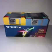 29 Fuji Fujifilm Floppy Disk 2HD MAC 3.5” Formatted Disks & 16 OfficeMax Disks