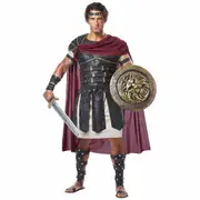 Roman Gladiator Soldier Warrior Hercules Centurion Medieval Toga Mens Costume
