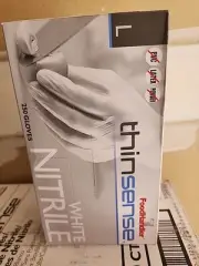 FoodHandler Thinsense Nitrile L Gloves Clear (Case of 1000)