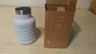 que Collapsible Water Bottle SOPHOS logo BPA Free Food Grade Silicone Gray Color