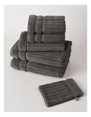 [Vue] Essentials Ribbed Spa Pack in Charcoal