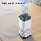 Small Air Purifier Ionic Car Deodorizer HEPA Fresheners Filter Air Cleaner Home
