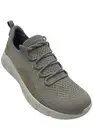 Skechers BOBS B Flex Vegan Sparkle Knit Slip-On Shoes Taupe