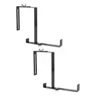 2x Railing Planters Hooks Railing Flower Box Holder for
