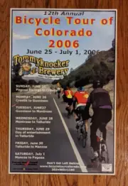 Colorado Biking Poster Bicycle Trek Giant Tour De France Bianchi Man Cave