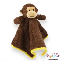 在飛比找momo購物網優惠-【hipopipo 小西波】小猴動物造型安撫巾買一送一(安撫
