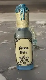 Apothecary Decor- Frost Bite Potion Bottle