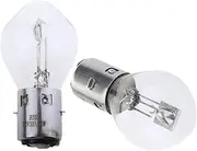 2X BA20D Halogen Headlight Bulbs DC12V 35W