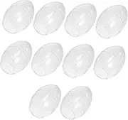 SEWACC 10pcs Transparent Egg Balls Neon Battery Operated Table Lamps Dip Cups Mud Masks Bowls Container Toothed Inflatable Rabbit Witch Bowl Ball Pit Ve Facial Bowls Beauty Ornaments Ball
