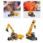 Kids Engineering Truck Playset Toy Children Inertial Engineering Vehicle for