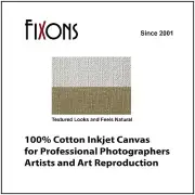 Cotton Canvas Matte for Epson Printers 17" x 40' - 5 Rolls