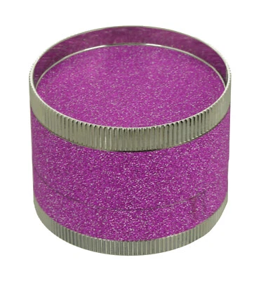 2" Pretty Glitter Grinder PINK Spice Tobacco Herb Spice USA SELLER