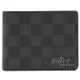 Juliet茱麗葉精品 Louis Vuitton LV N62663 MULTIPLE 黑棋盤格雙折短夾現金價$16,200
