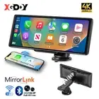 4K Dash Cam Car Stereo CarPlay Wireless Auto AUX Bluetooth FM Reverse Camera