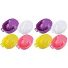 4 pcs Nail Art Manicure Care Soak Bowl Tray Polish Remover (Random Color)