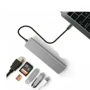 6 in 1 USB Type-C Hub To HDMI SD/TF Card Reader Dock for iPad Pro MacBook PC