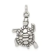 Sterling Silver Antique Turtle Charm