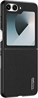 Compatible with Samsung Galaxy Z Flip6 Case,Full Coverage Lens Protection,Compatible with Samsung Galaxy Z Flip6 SM-F741B Shockproof and Anti-Drop Phone Cover Black