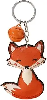 [Yocoyee] Cute Fox Hammerhead Animal Keychain with Bell Decor Keyrings for Women