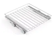 24" NewAge 80656 Home Cabinet Pull Out Wine Bottle Rack, Chrome Qty-1